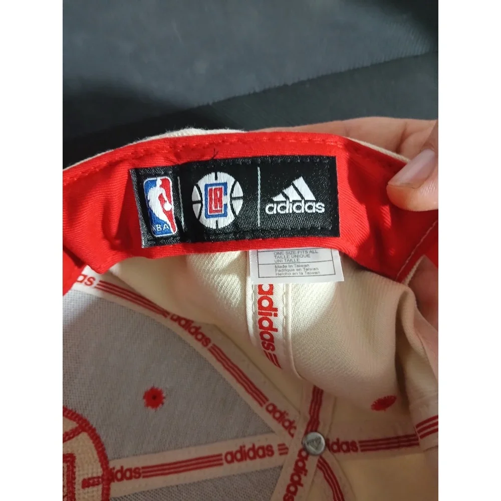 NBA Adidas LA Clippers Christmas Day Snapback Hat – Beige /Red 07/15